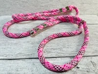 Tartan Pink - Dog Lead Rope 2