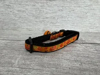Autumn Pumpkin Acorn Leaf Cat Collar 5