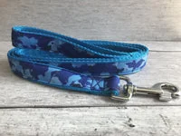 Blue Camo Dog Collar 2