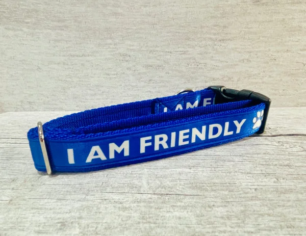 I am Friendly Alert Dog Collar