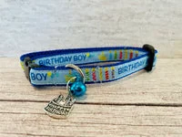 Birthday Cake Candles Puppy/Small Dog Collar 1