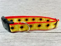 Sunflowers Dog Collar 1