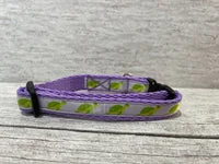 Turtle Print Puppy & Small Dog Collar - Handmade in the UK 5