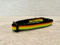 Reggae-Inspired Dog Collar for Puppies and Small Breeds - Handmade in the UK 3