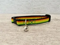 Reggae-Inspired Dog Collar for Puppies and Small Breeds - Handmade in the UK 2