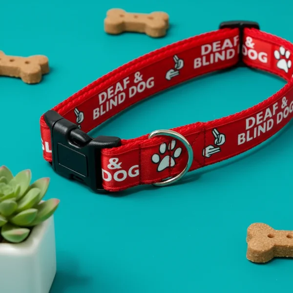 Deaf and Blind Alert Dog Collar