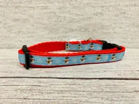 Christmas Snowman Cat Collar 3