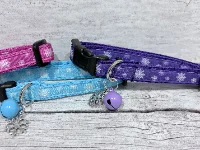 Christmas Snowflake Cat Collar 2