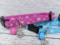 Christmas Snowflake Cat Collar 3