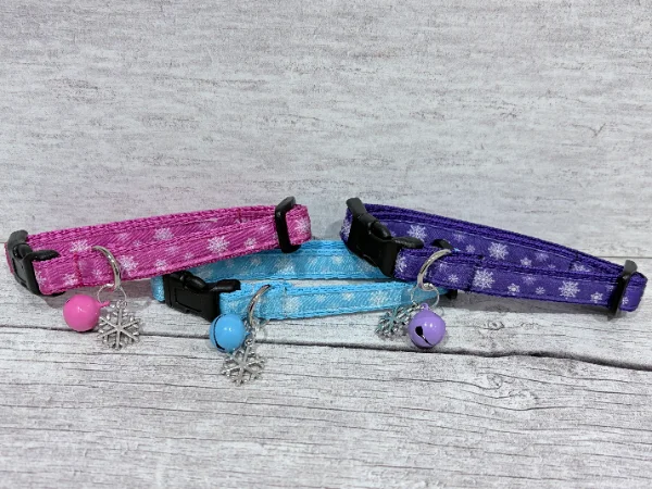 Christmas Snowflake Cat Collar