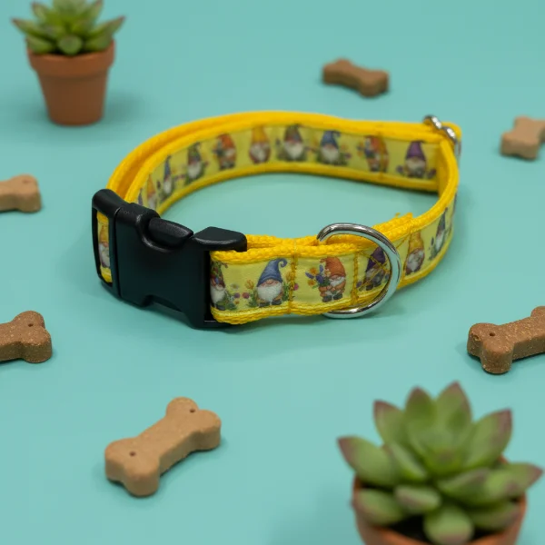 Garden Gonk Dog Collar 1